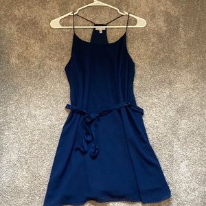 Racerback little navy dress